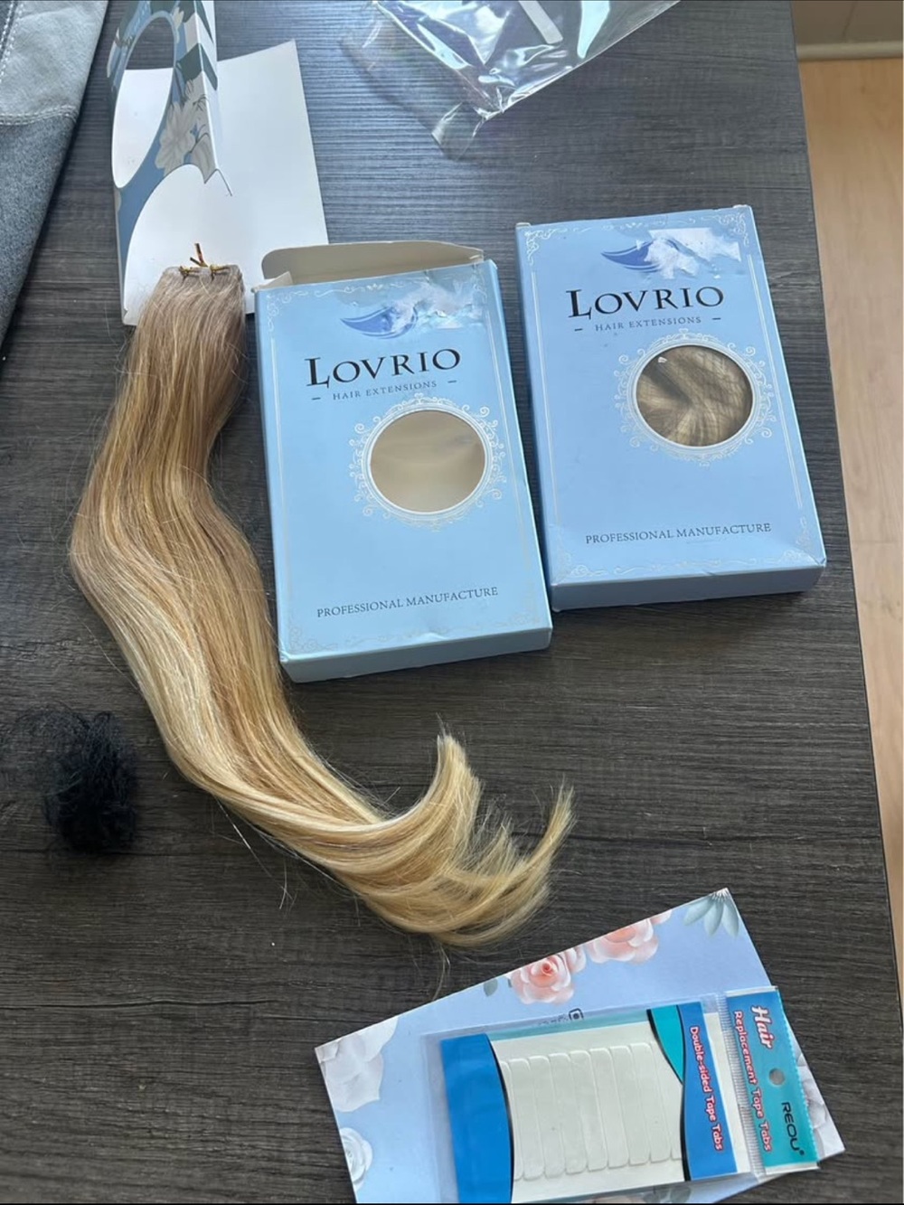 Blonde Remy Tape-In Hair Extensions -